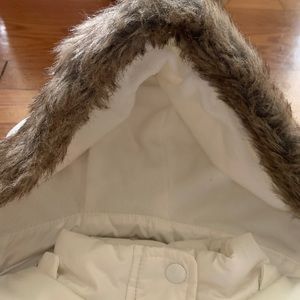 Nautica heavy jacket with removable hood size 4